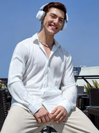 Campus Sutra Pleat-Creased Shirt