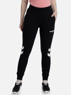 Hummel Black Slim Clothing for Women Gym Wear