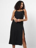 Solid Black Dress