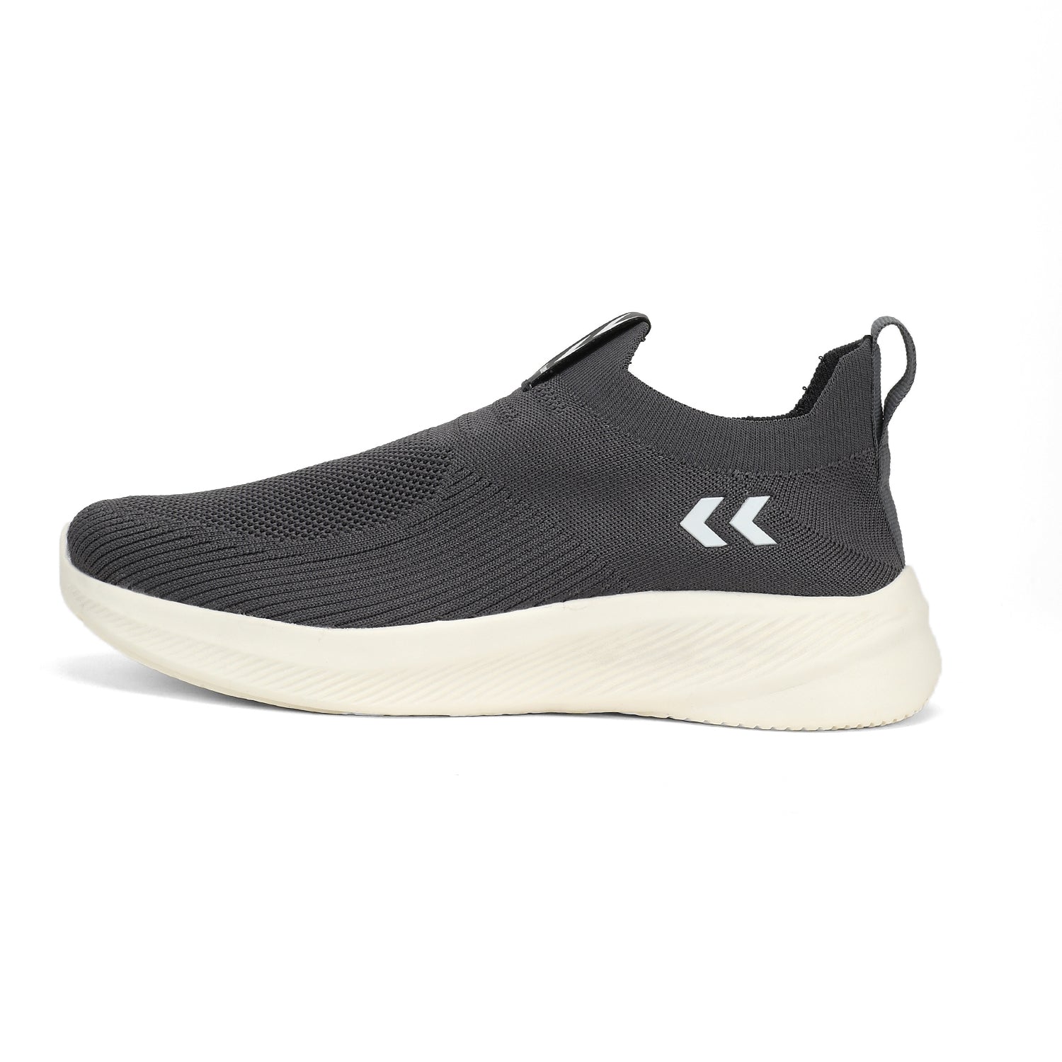 Hummel Grey/white Regular Shoes for Men Gym Wear