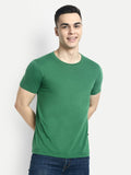 Hummel Green Regular Shirts for Men Gym Wear