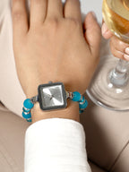 Haute Sauce The Nizam Square Watch - Azure Blue