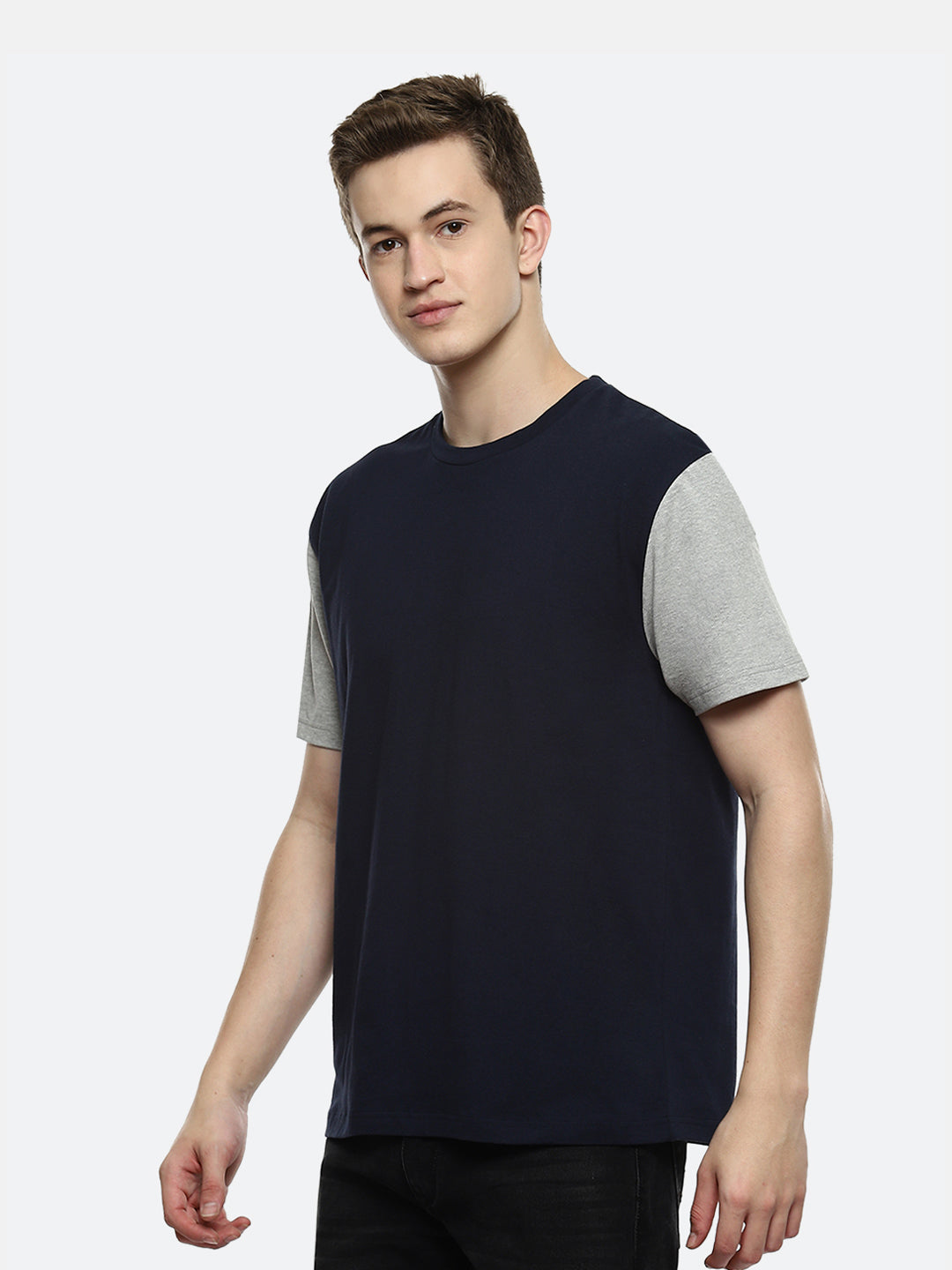 Hummel Black Iris Melange Oversized Shirts for Men Daily Wear