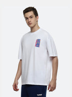 Hummel White Oversized Shirts for Men Daily Wear