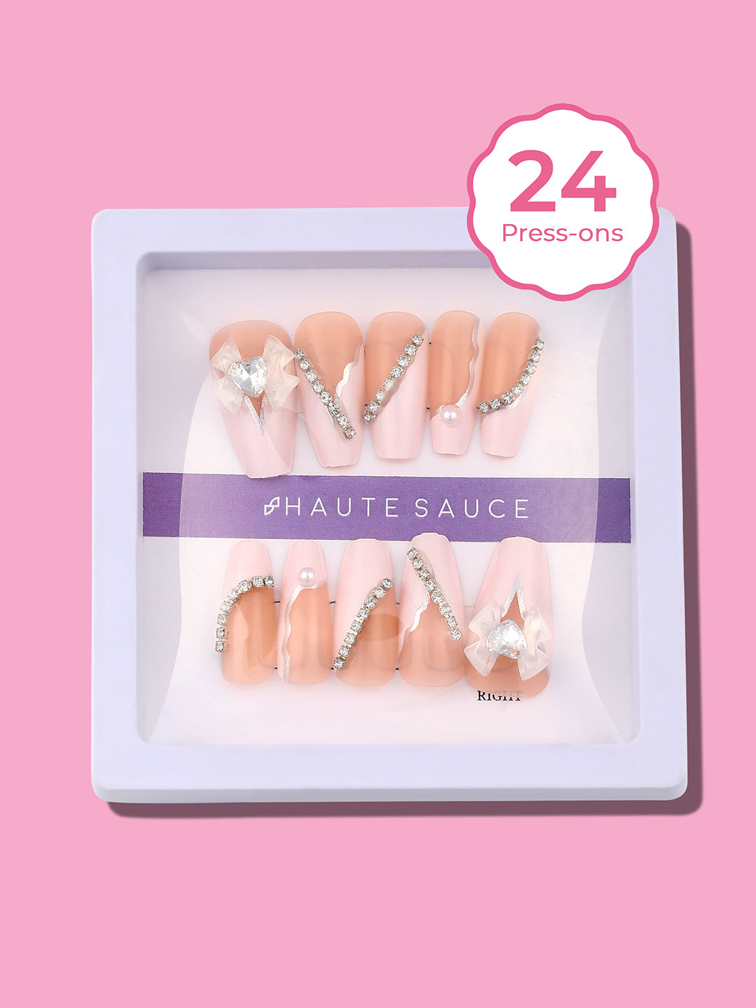 Haute Sauce The Mariã©E Press-On Nails - Daisy White