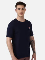 Hummel Navy Regular Shirts for Men Daily Wear