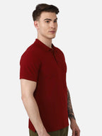 Hummel Maroon Regular Shirts for Men Work Wear