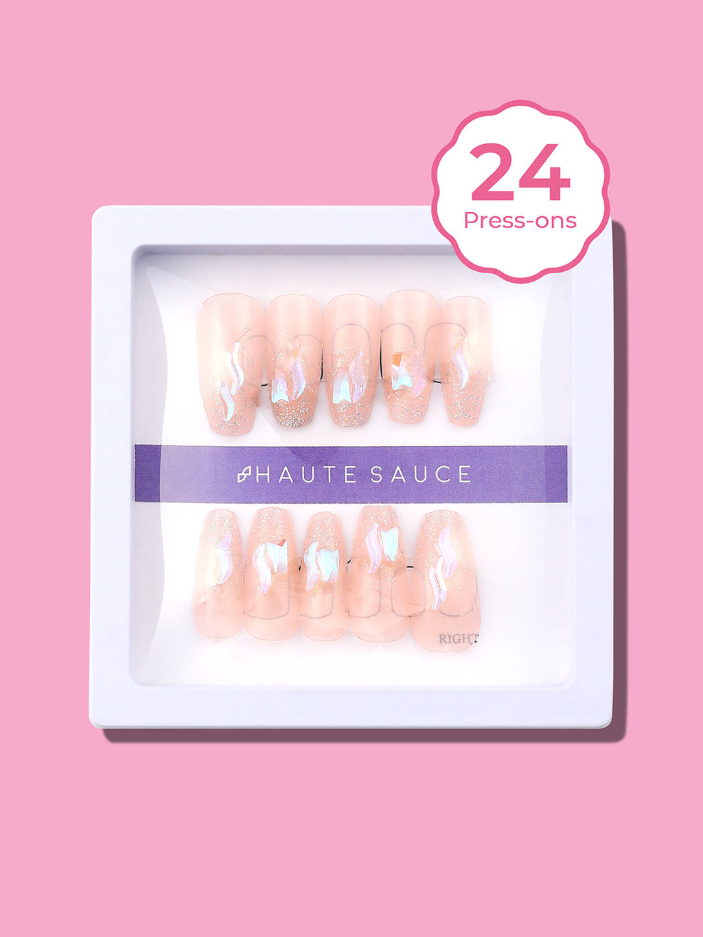 Haute Sauce The Slimmer Press-On Nails - Soft Pink