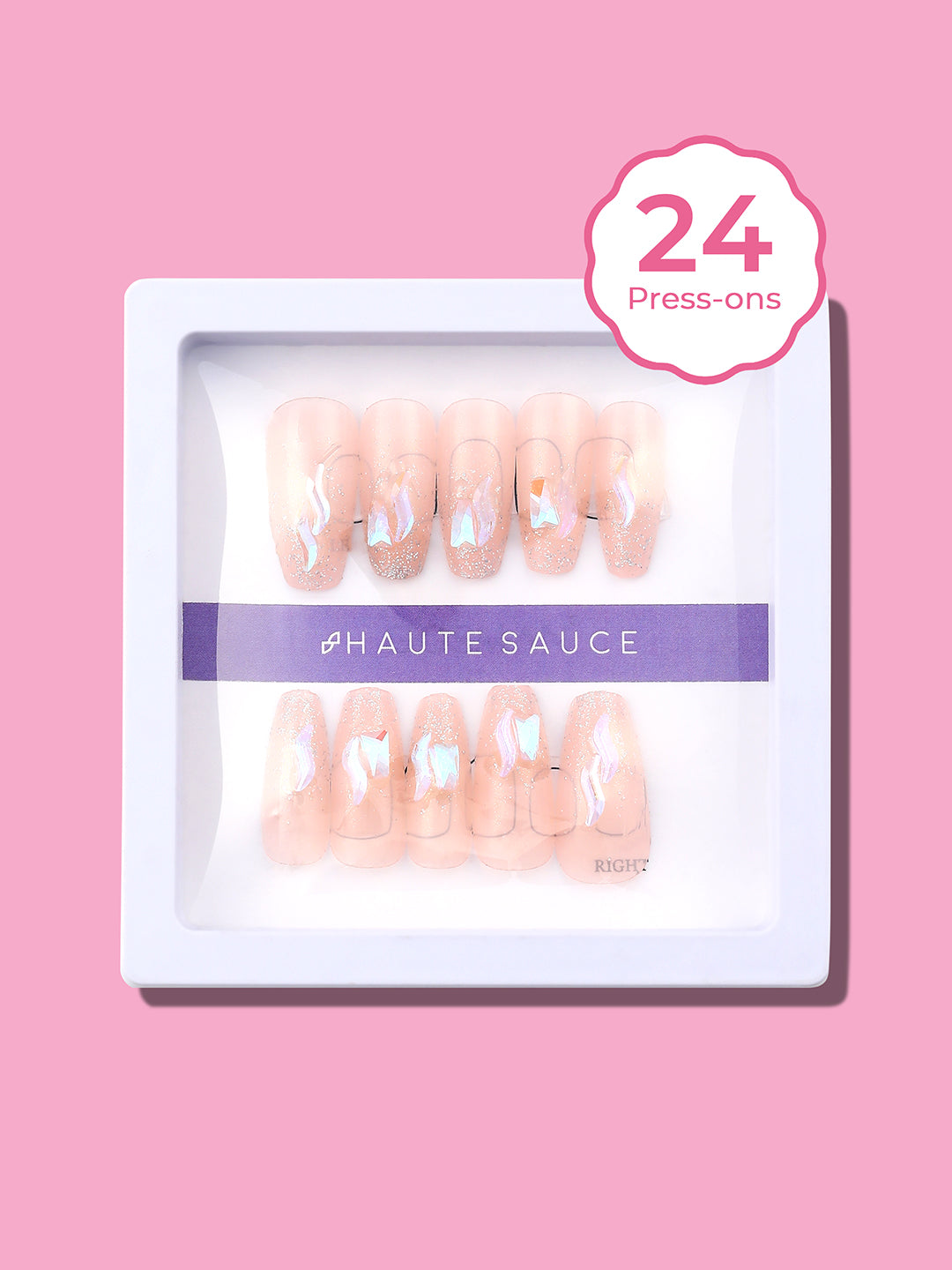 Haute Sauce The Slimmer Press-On Nails - Soft Pink