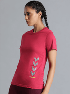Hummel Raspberry Sorbet Regular Shirts for Women Daily Wear