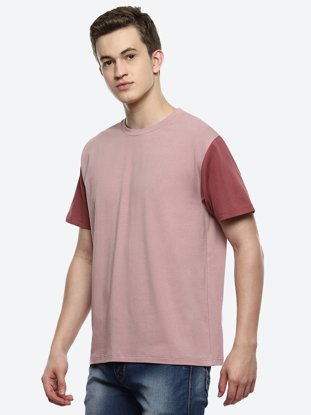 Hummel Multi Colour Pink Oversized Shirts for Men Daily Wear