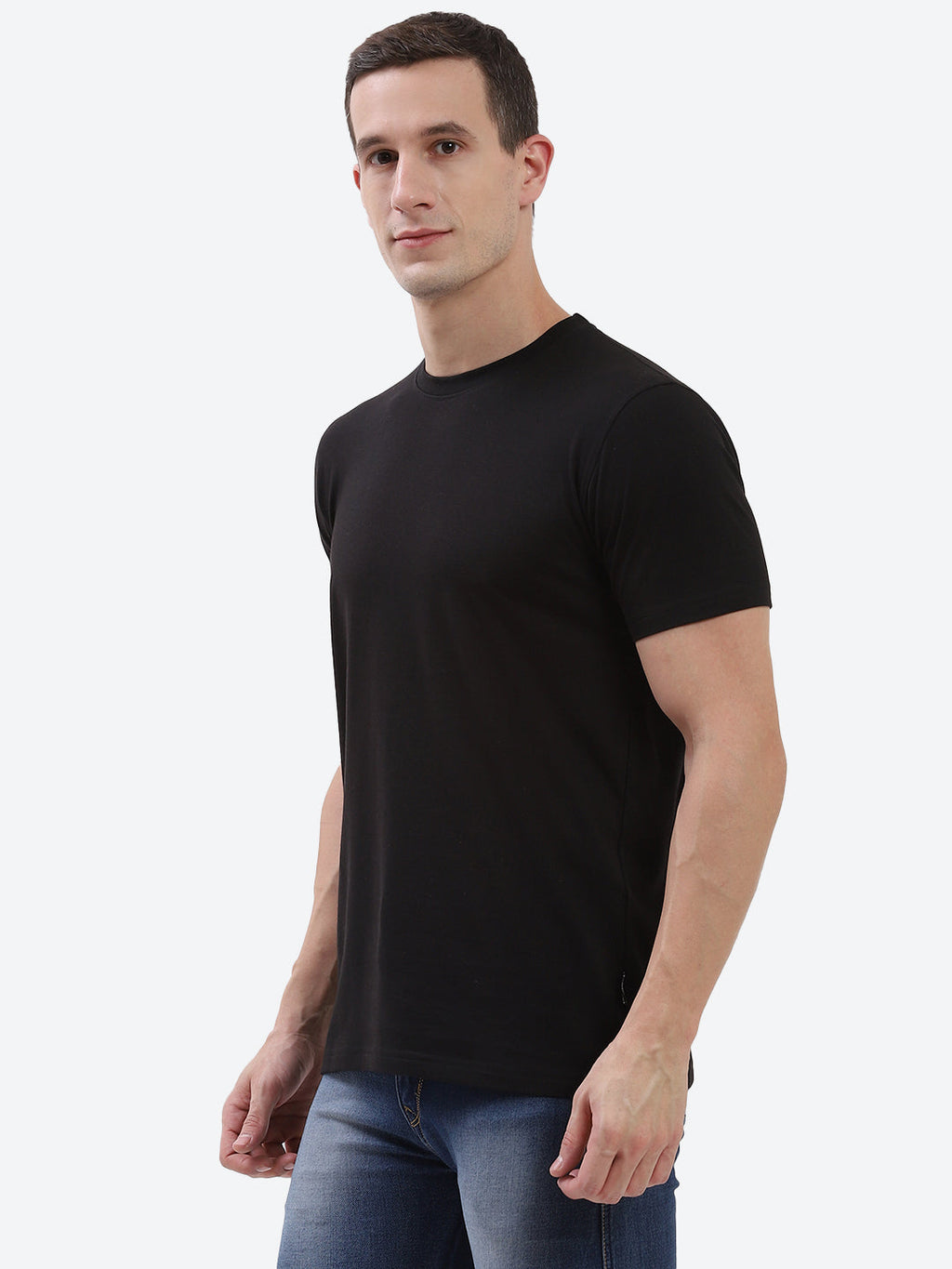 Hummel Black Regular Shirts for Men Gym Wear