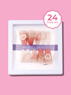The Barbiesque Press-On Nails - Rouge Pink