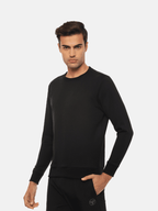 Hummel Black Regular Sweatshirts for Unisex Daily Wear