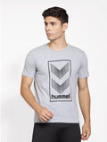 Hummel Grey Regular Shirts for Men Daily Wear