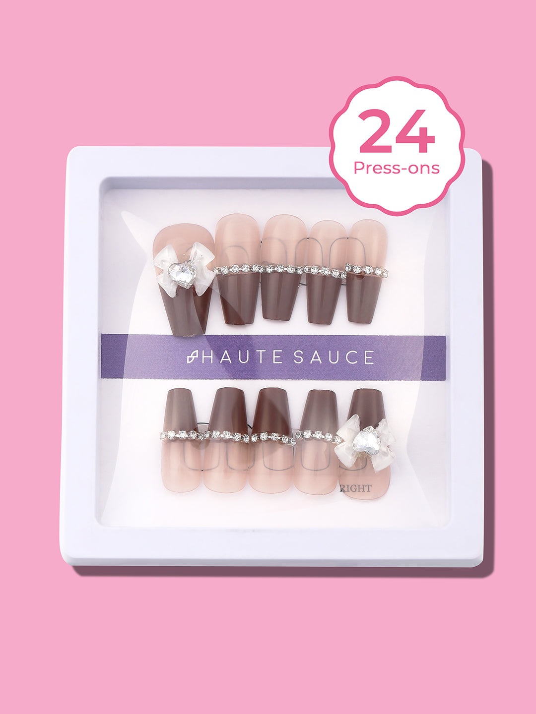 Haute Sauce The Dally Press-On Nails - Chocolate Brown