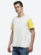 Hummel White/marshmallow Oversized Shirts for Men Daily Wear