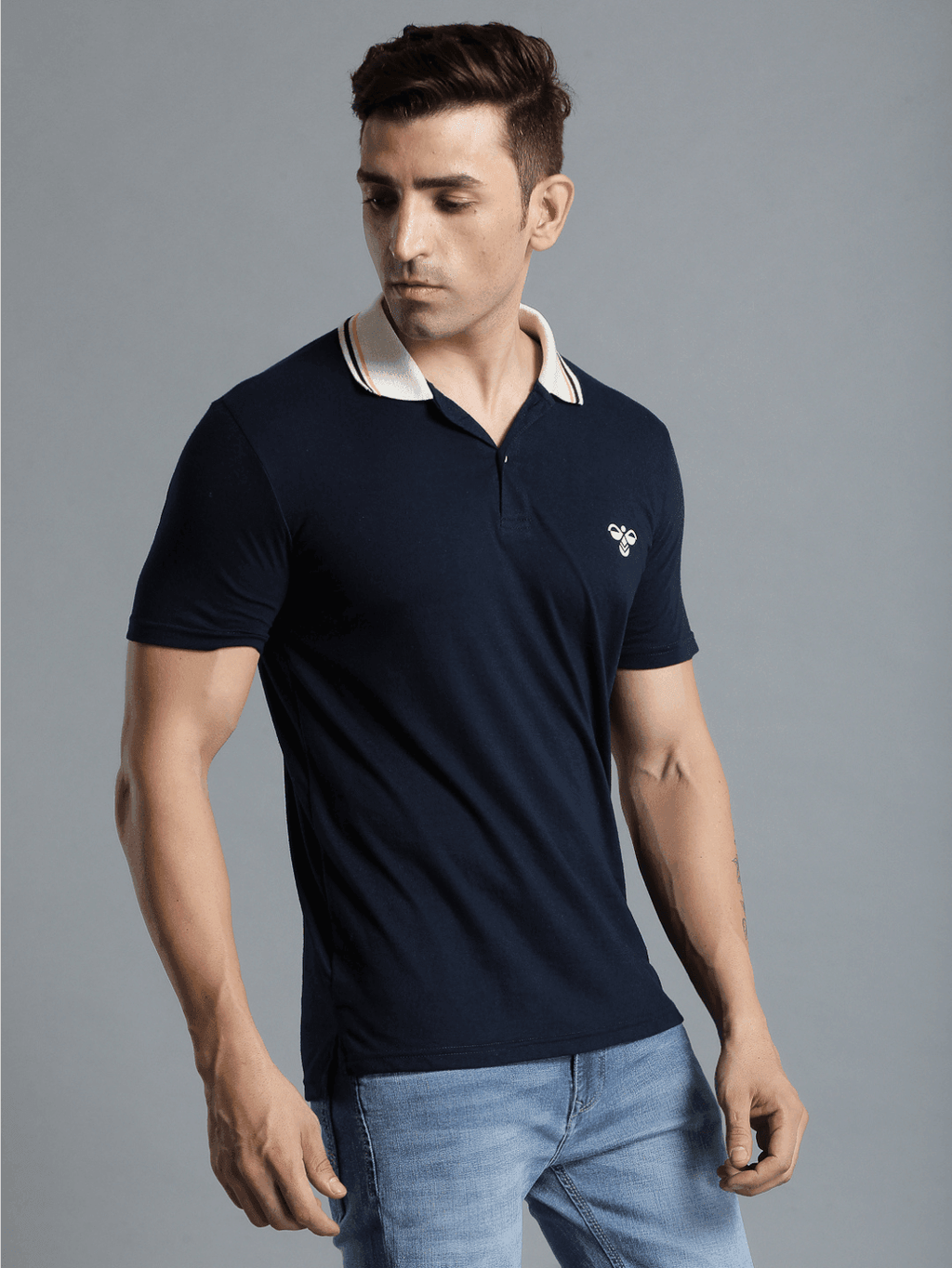 Hummel Blue Nights Regular Shirts for Men Work Wear