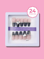 Haute Sauce The Block Cuore Press-On Nails - Raven Black