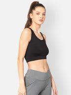 Hummel Black Regular Clothing for Women Gym Wear