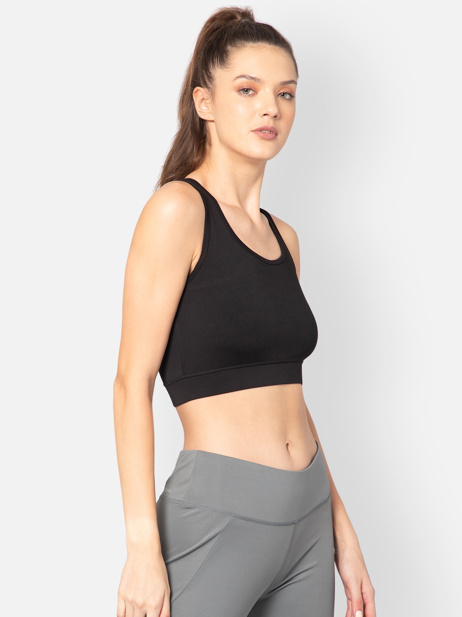 Hummel Black Regular Clothing for Women Gym Wear