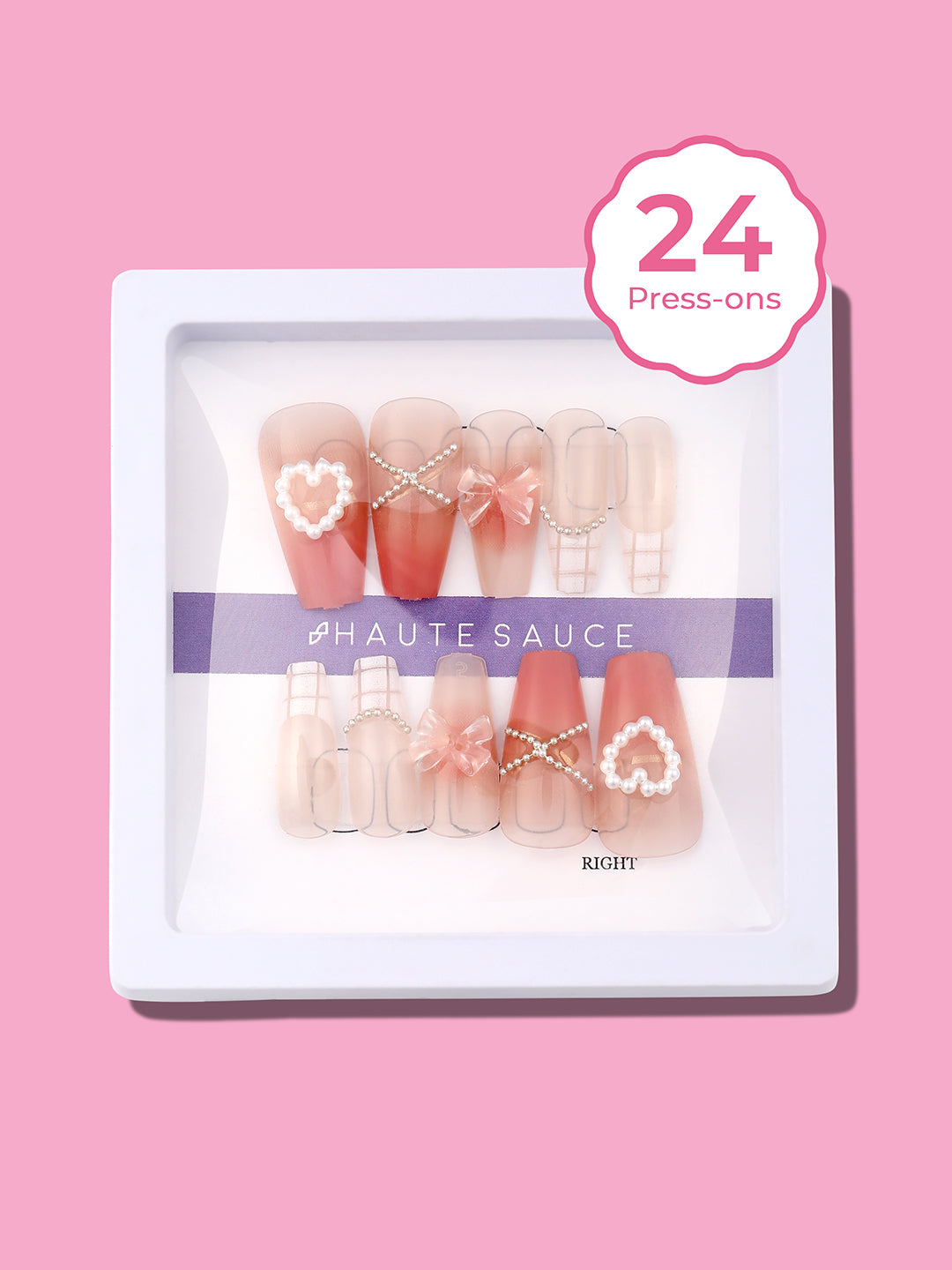 Haute Sauce The Barbiesque Press-On Nails - Rouge Pink