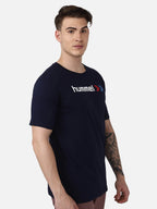 Hummel Navy Regular Shirts for Men Daily Wear