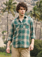 Campus Sutra Buffalo Check Utility Shirt