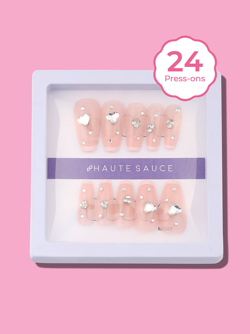 Haute Sauce The Bijou Press-On Nails - Nude Pink