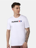 Hummel White Regular Shirts for Men Daily Wear