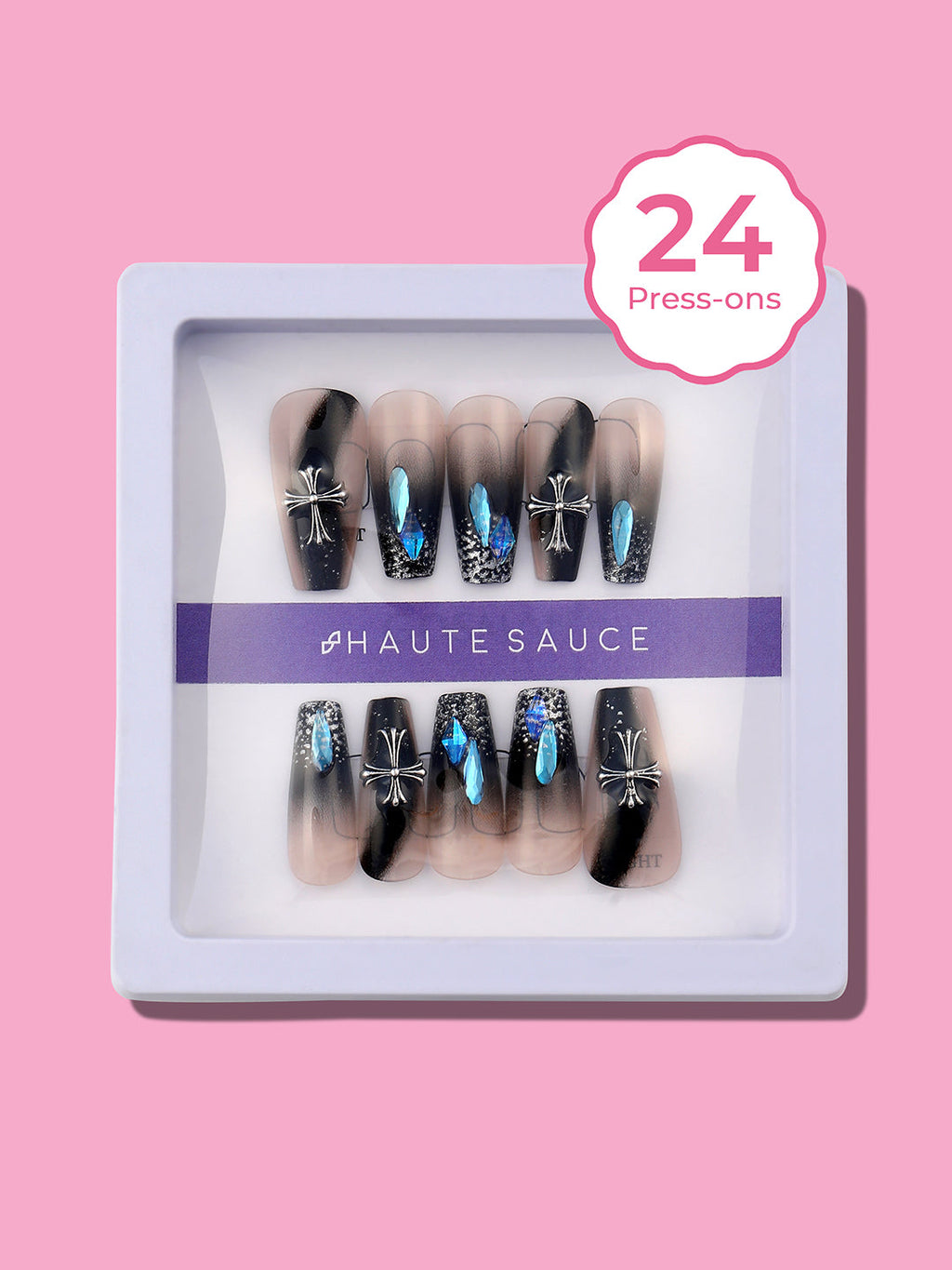 Haute Sauce The Moo Press-On Nails - Onyx Black