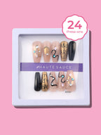 The Soiree Press-On Nails - Metallic Silver