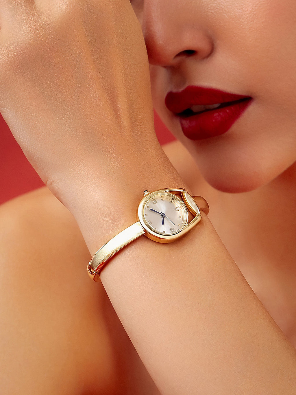 The Ivory Luxe Watch - Gold