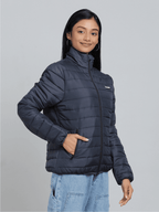 Hummel Navy Blue Regular Waistcoats for Women Outdoor Wear