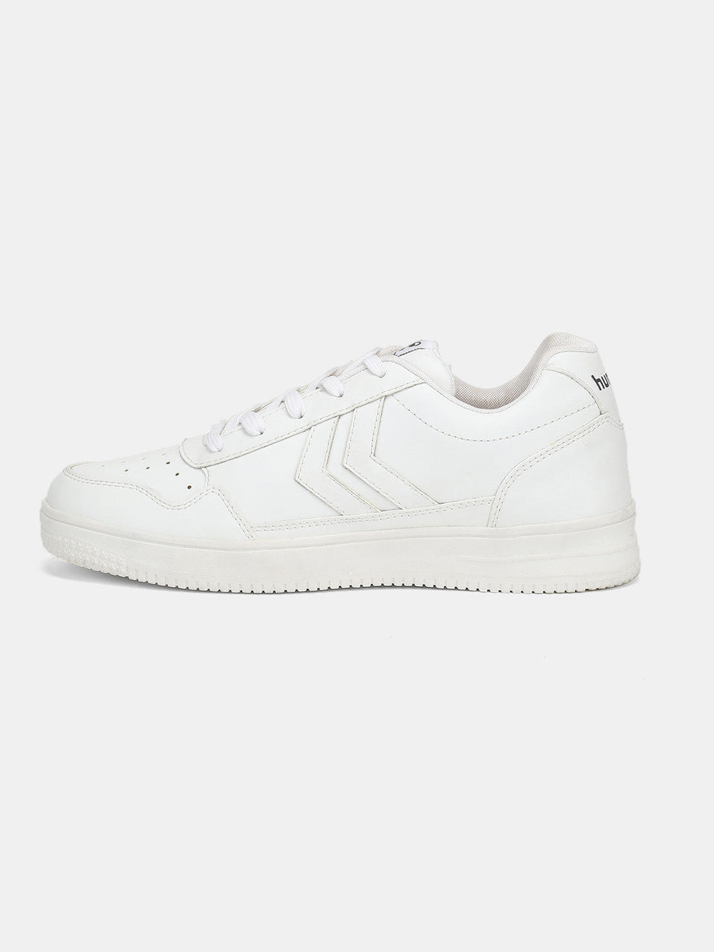 Hummel White Regular Sneakers for Men Gym Wear