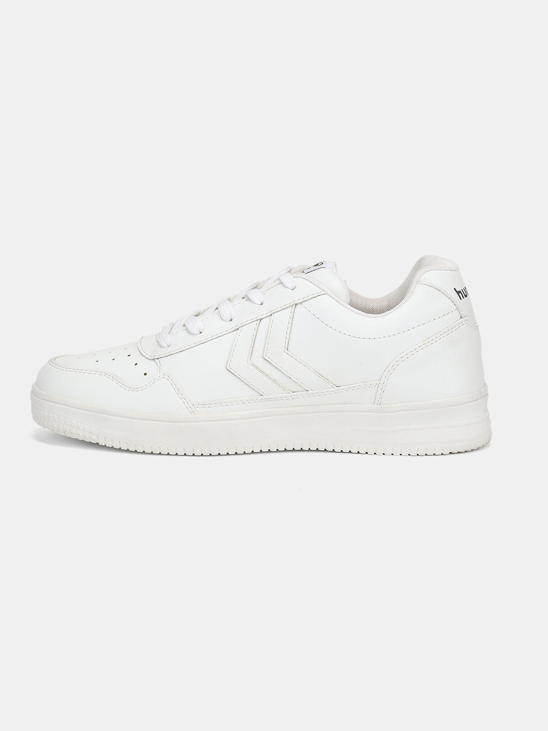 Hummel White Regular Sneakers for Men Gym Wear