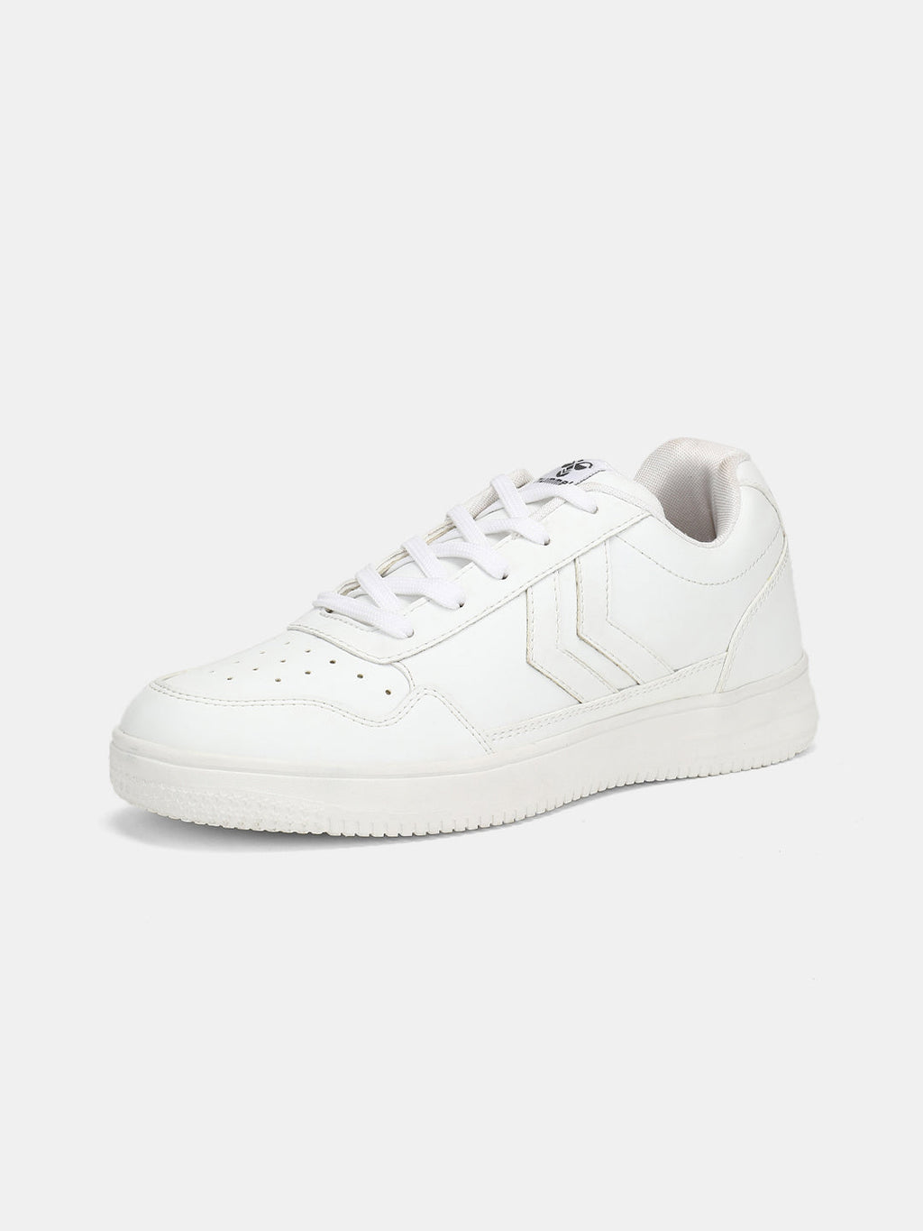 Hummel White Regular Sneakers for Men Gym Wear