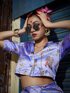 Haute Sauce The Indie Round Sunglasses - Metallic Silver