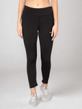 Hummel Black Slim Tights for Women Gym Wear