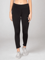 Hummel Black Slim Tights for Women Gym Wear