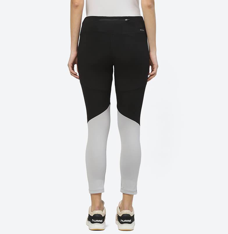 Hummel Black Slim Tights for Women Daily Wear