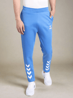 Hummel Blue Regular Shorts for Men Gym Wear