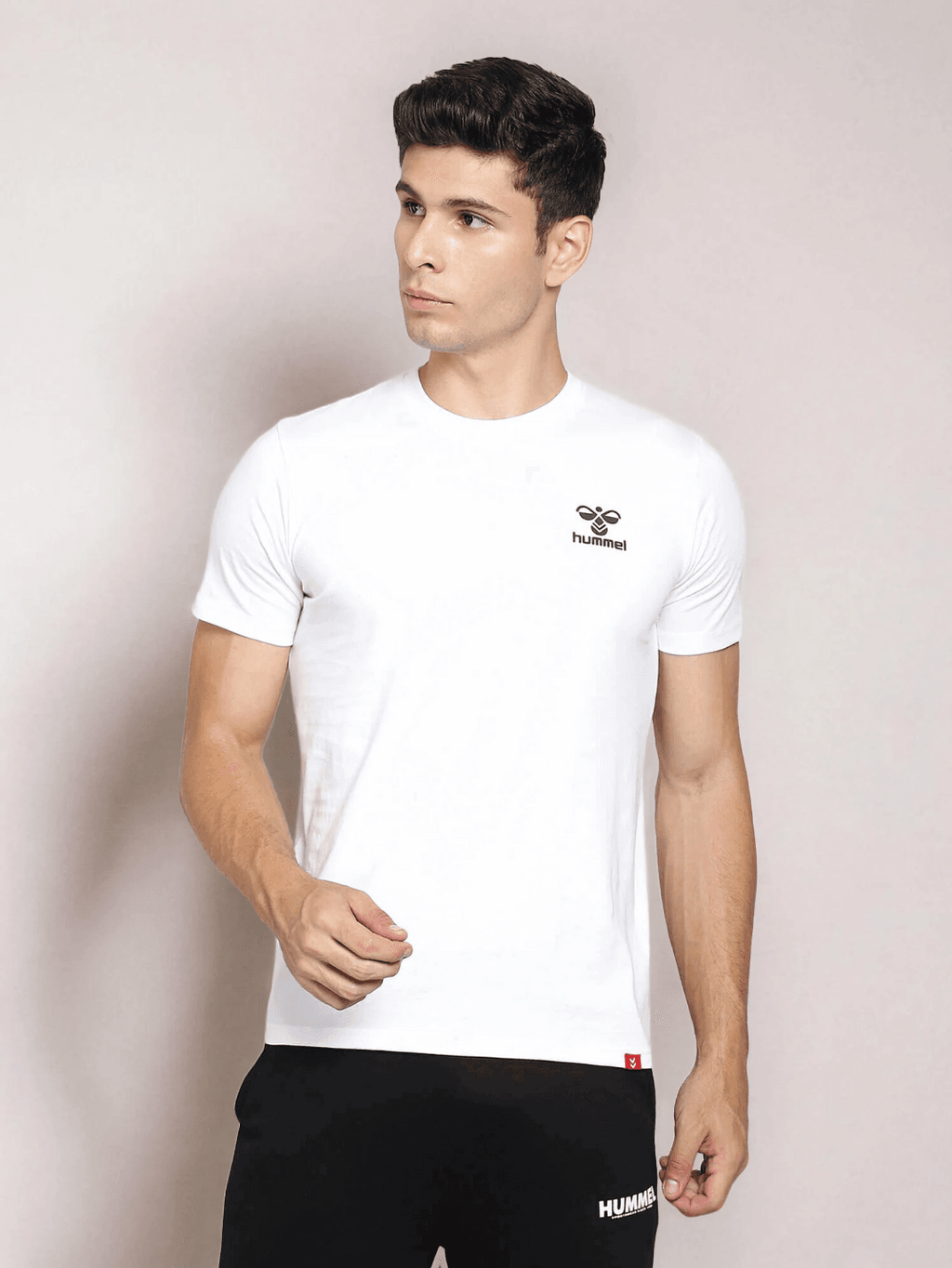 Hummel White Regular Shirts for Men Daily Wear