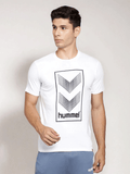 Hummel White Regular Shirts for Men Daily Wear