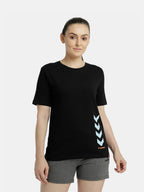 Hummel Black Regular Shirts for Women Daily Wear