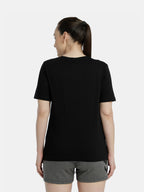 Hummel Black Regular Shirts for Women Daily Wear