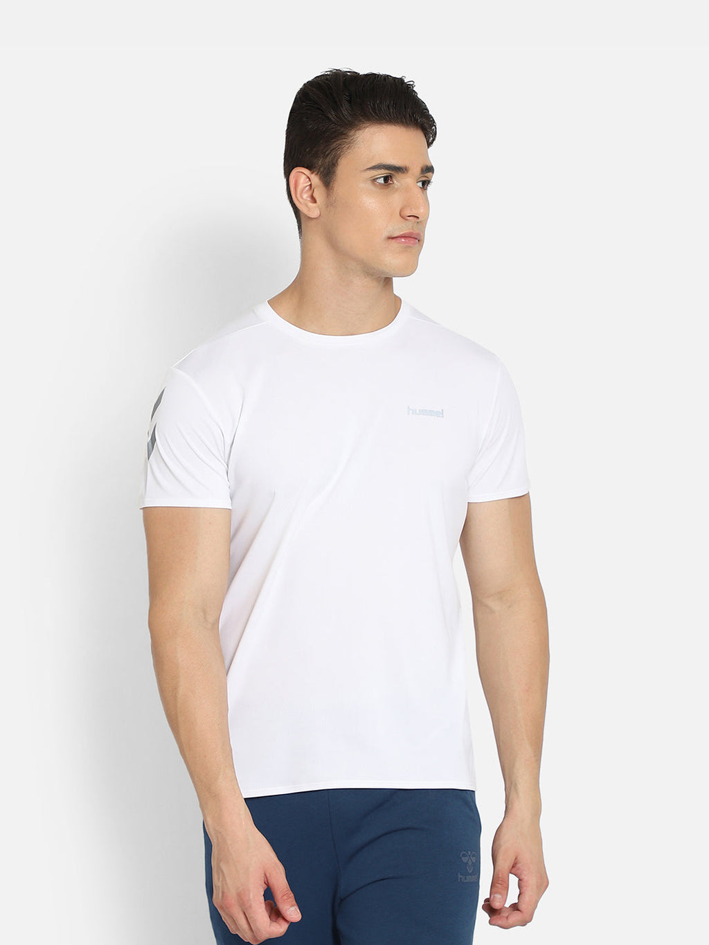 Hummel White Regular Shirts for Men Daily Wear
