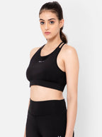 Hummel Black Regular Clothing for Women Gym Wear