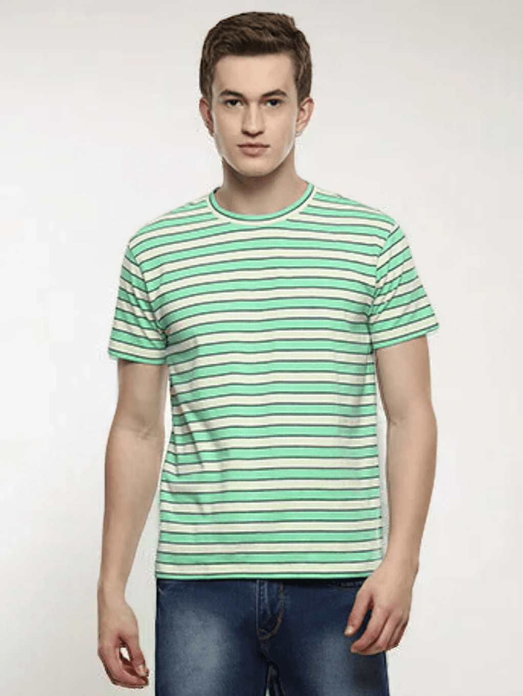 Hummel Green Gecko Regular Shirts for Men Daily Wear