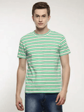Hummel Green Gecko Regular Shirts for Men Daily Wear